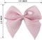 7Rainbows 50pcs 5/8" Boutique Mini Pink Satin Ribbon Bows Flowers Appliques DIY Craft for Sewing Scrapbooking Wedding and Gift